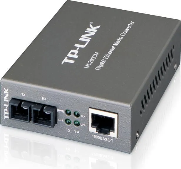 Omada 10/100/1000 Mbps RJ45 to 1000 Mbps Multi-mode SC Fiber
