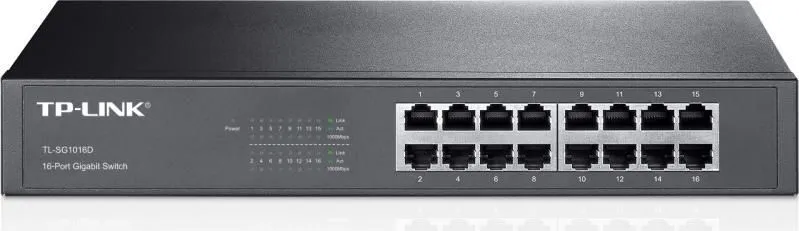 Switch TP-Link TL-SG1016D, 16 port, 10/100/1000 Mbps