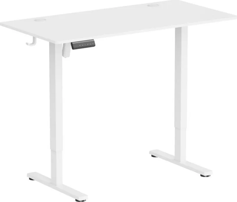 Birou Ascend cu reglare inaltime electric, alb, 1200x600x730~1180 mm