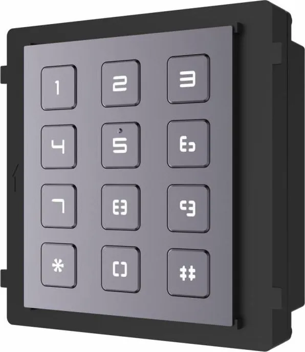 Modul de extensie videointerfon cu tastatura Hikvision DS-KD-KP