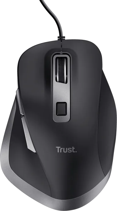 Mouse Trust Fyda, 5000 dpi, negru