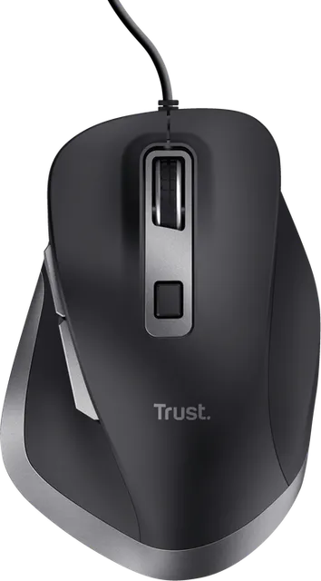 Mouse Trust Fyda, 5000 dpi, negru