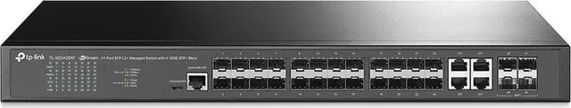Switch TP-Link TL-SG3428XF, 24 porturi