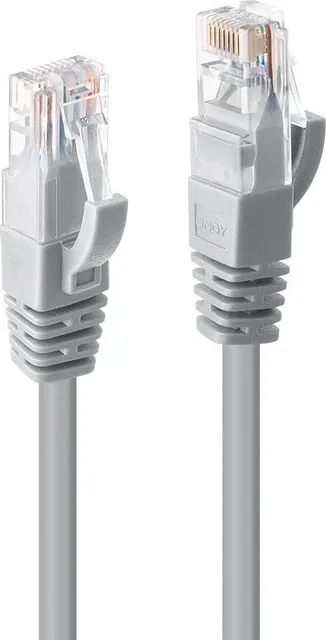 Cablu retea Lindy 3m Cat.6 U/UTP, Grey