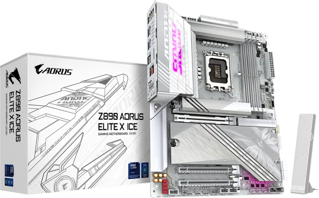 Placa de baza Gigabyte Z890 Aorus Elite X ICE, Socket 1851, DDR5, ATX