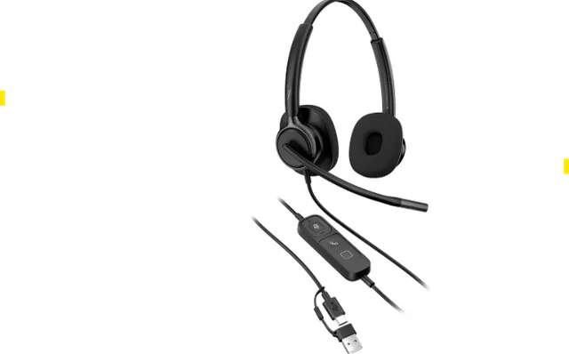Casti Head-band HP Mission 425, Wired, noise-canceling, Negru