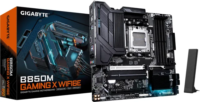 Placa de baza Gigabyte B850M Gaming X WIFI6E, Socket AM5, DDR5, Micro-ATX