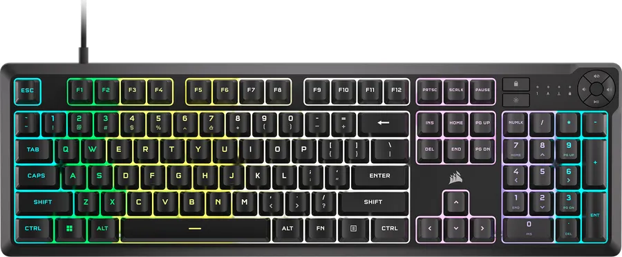 Tastatura Mecanica Gaming Corsair K55 CORE RGB, RGB, USB, Negru