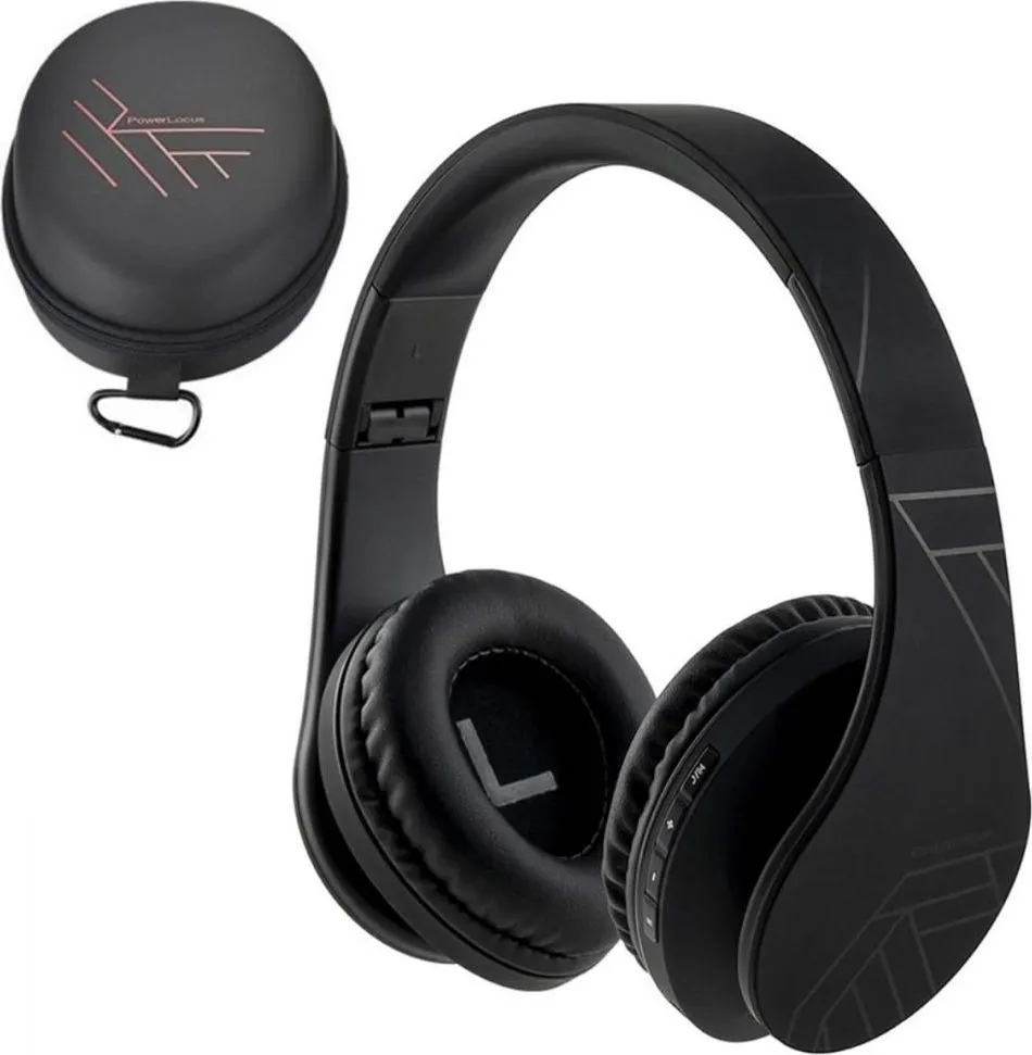 Casti Over-ear PowerLocus P2, Wireless, Negru