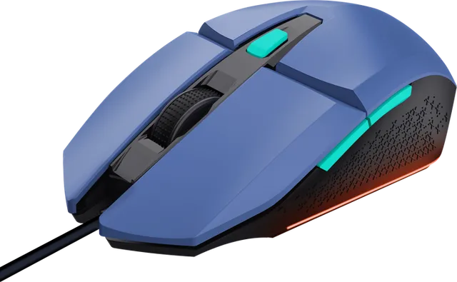 Mouse Gaming Trust GXT109B Felox, 6400 DPI, Albastru