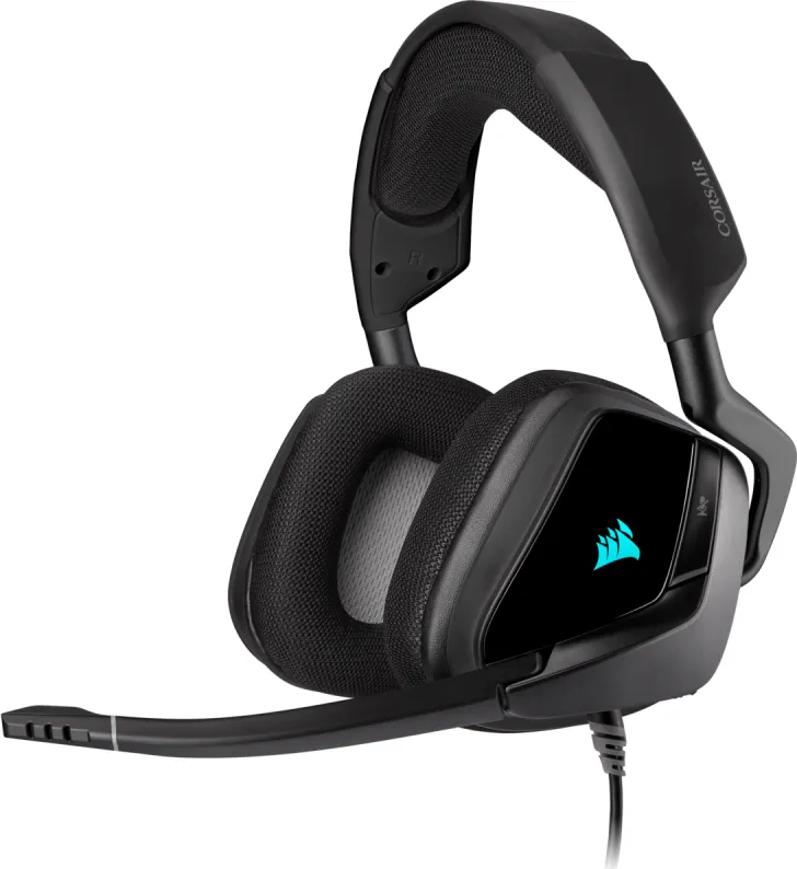 Casti Gaming Head-band Corsair VOID RGB Elite, Wired, Negru
