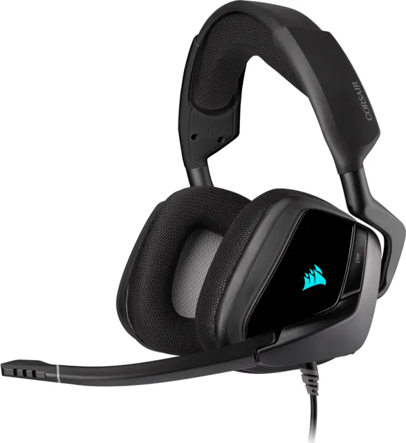 Casti Gaming Head-band Corsair VOID RGB Elite, Wired, Negru