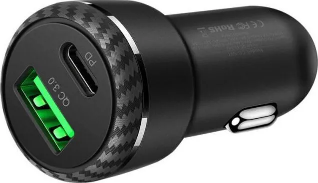 Incarcator Auto McDodo CC-5970, 36W, 2 porturi, Negru