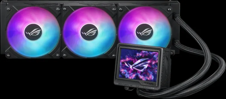 Cooler Procesor ASUS ROG Ryujin III 360 ARGB Extreme, Lichid, 12 cm, 3 ventilatoare, aRGB