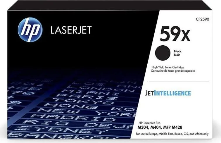 Toner HP 59X High Yield, Black (CF259X)