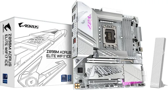 Placa de baza Gigabyte Z890M Aorus Elite WIFI7 ICE, Socket 1851, DDR5, Micro-ATX