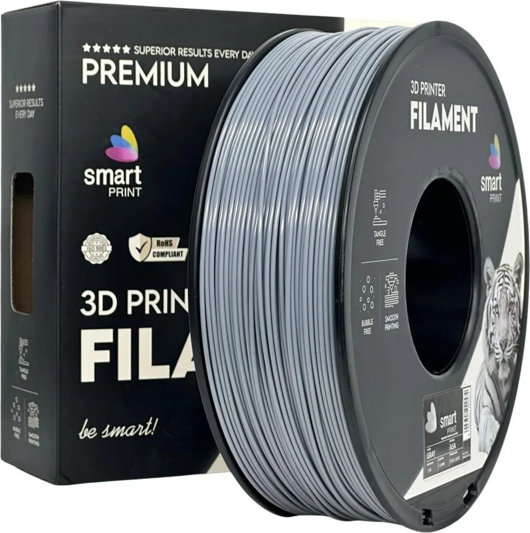 Filament 3D Smart Print, Diamentru 1.75mm, Gri