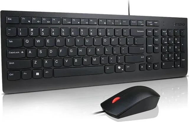 Lenovo Essential Wired Combo Negru