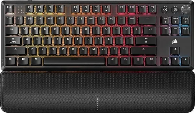 Tastatura Mecanica Gaming Corsair K70 CORE TKL, RGB, Wireless, Negru