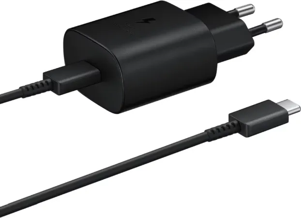 Samsung EP-TA800 25W/3A Travel Adapter 1xUSB-C (bulk) + Samsung USB Type-C to C Cable (1m, 3A) (bulk)