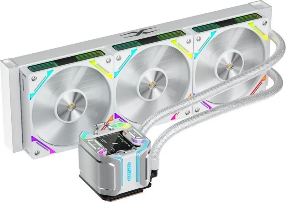 Cooler Procesor 1stPlayer X-Starship 360-wh, Lichid, 12 cm, 3 ventilatoare, aRGB