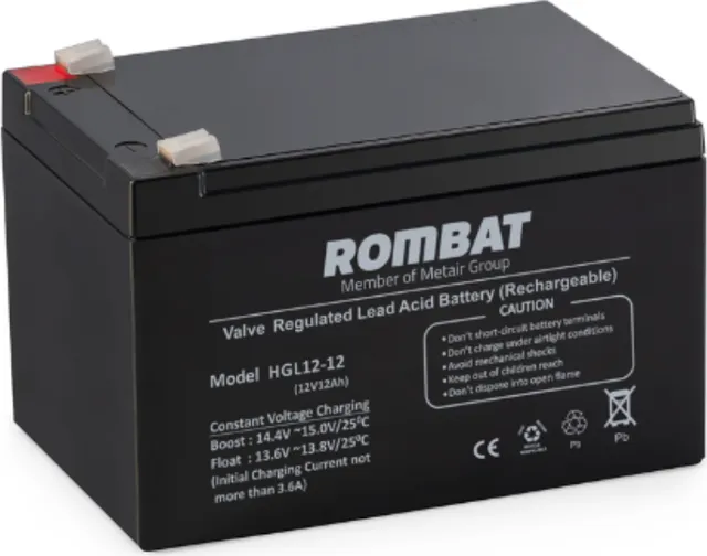 Acumulator Stationar Pentru UPS 12Ah/12V, HGL12-12, 151mm x 99mm x 95mm