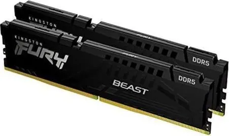 Memorie RAM Kingston FURY Beast, 64GB DDR5, 6000MHz, CL30