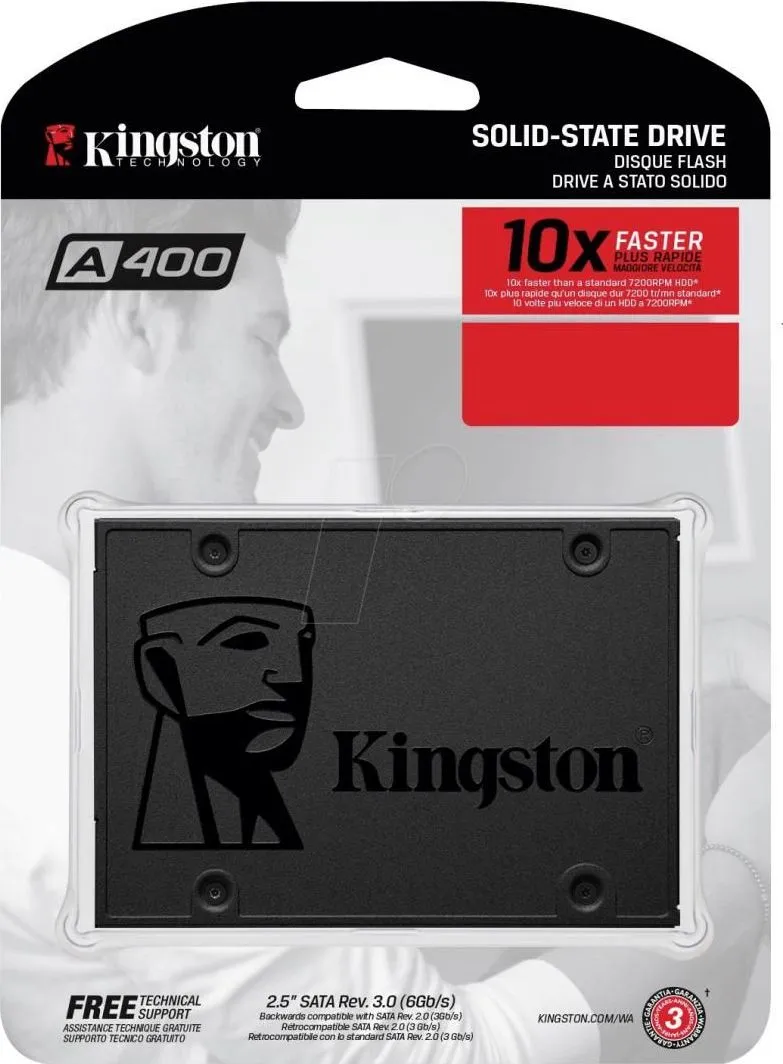 SSD intern Kingston A400, 480 GB, SATA, 2.5 inch