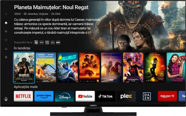 QLED TV Horizon Smart 43HQ8560U/D, 43" D-LED, 4K Ultra HD, DVB-S2/T2/C, CME 800Hz, TiVo, Contrast 3000:1