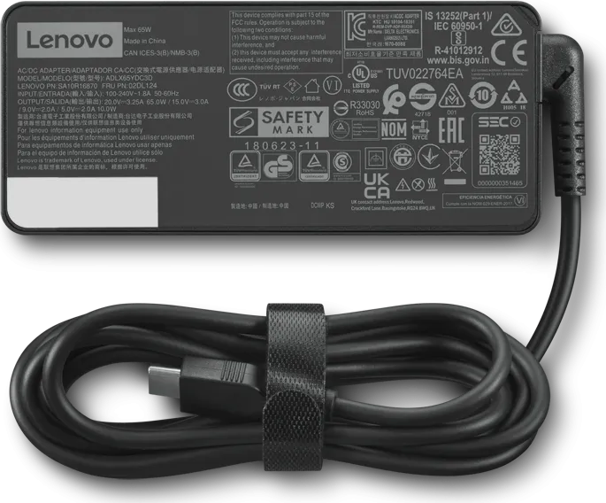 Incarcator Laptop Lenovo GX21W57098, 65W, Negru