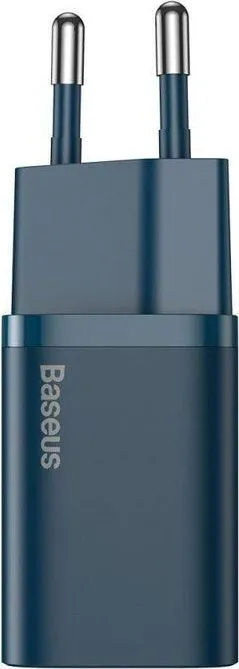 Incarcator retea Baseus Super Si, Quick Charge 20W, 1 x USB Type-C 5V/3A, albastru