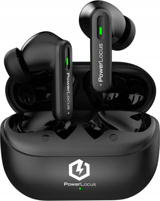 Casti In-ear PowerLocus Fit, Wireless, Noise Canceling, Negru