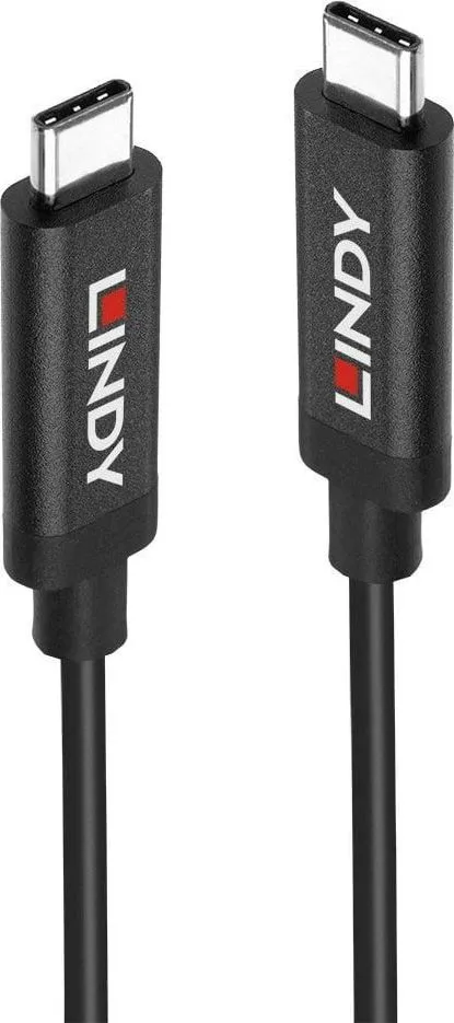 Cablu Lindy LY-43348, Active USB 3.2 Gen 2 C/C, 3m, negru