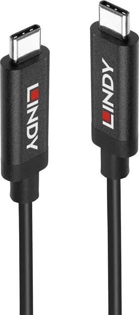 Cablu Lindy LY-43348, Active USB 3.2 Gen 2 C/C, 3m, negru