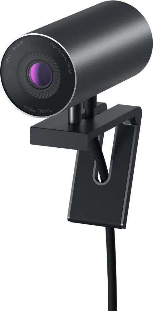 Camera Web DELL UltraSharp Webcam, rezolutie video 4K, USB-C, Negru