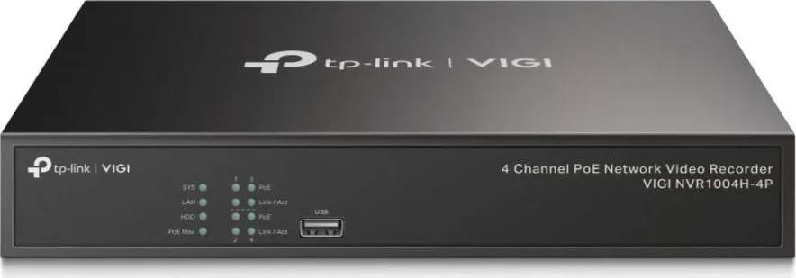 NVR PoE TP-Link VIGI 4 canale 1004H4P