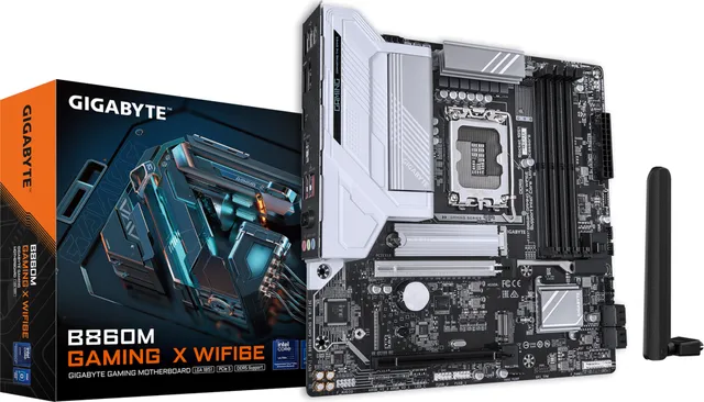 Placa de baza Gigabyte B860M Gaming X WIFI6E, Socket 1851, DDR5, Micro-ATX