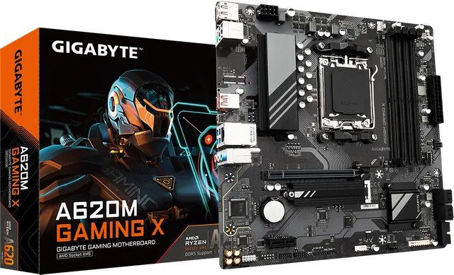 Placa de baza Gigabyte A620M Gaming X, Socket AM5, DDR5, Micro-ATX