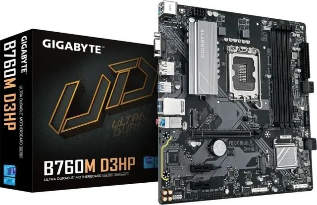 Placa de Baza Gigabyte B760M D3HP LGA1700, 4x DDR5, 1x D-Sub 1x HDMI 1x DP — Resigilat