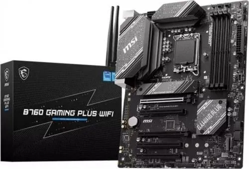 Placa de baza MSI B760 Gaming PLUS WIFI, LGA 1700, DDR5, ATX