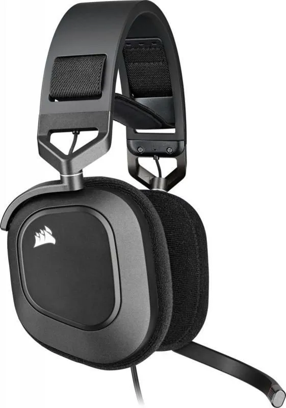 Casti Gaming Head-band Corsair HS80 RGB USB, Wired, Negru