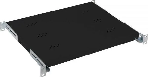 Raft fix perforat Triton 19" 1U/250 capacitate incarcare 40kg, gri