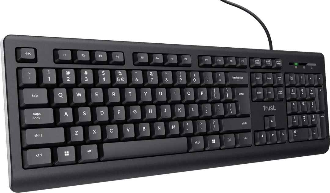 Tastatura Trust 24639, USB, Negru, EN US