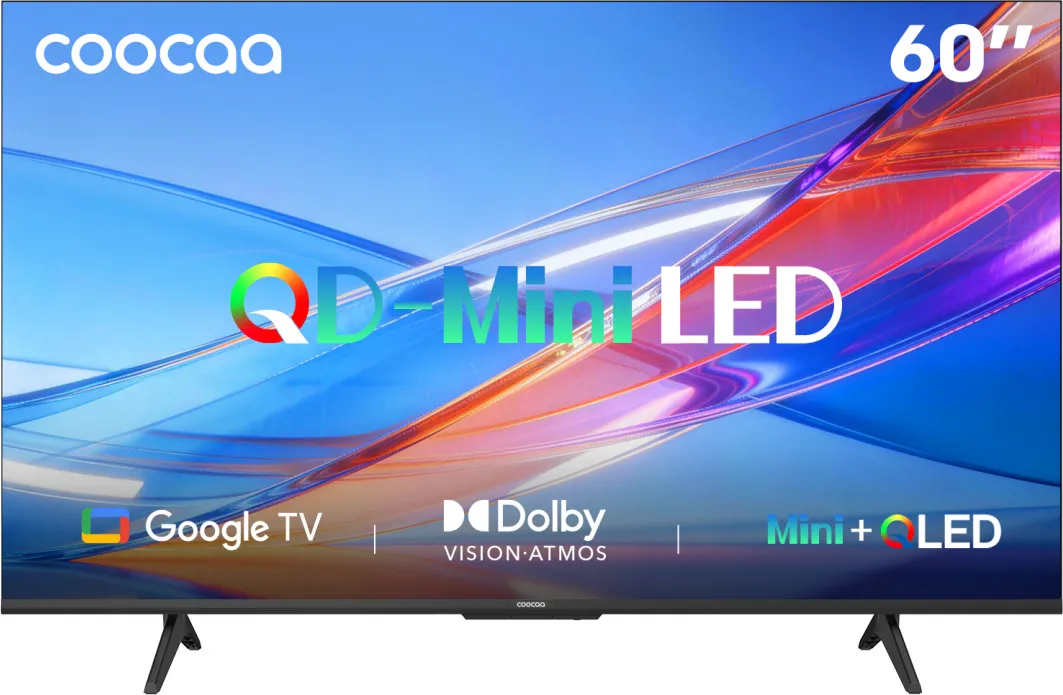 Televizor Coocaa QD-MiniLED 60CGNH71Z, 152 cm, 4K, Smart TV