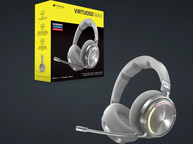 Casti Gaming Head-band Corsair Virtuoso MAX Wireless, Wireless, Noise Canceling