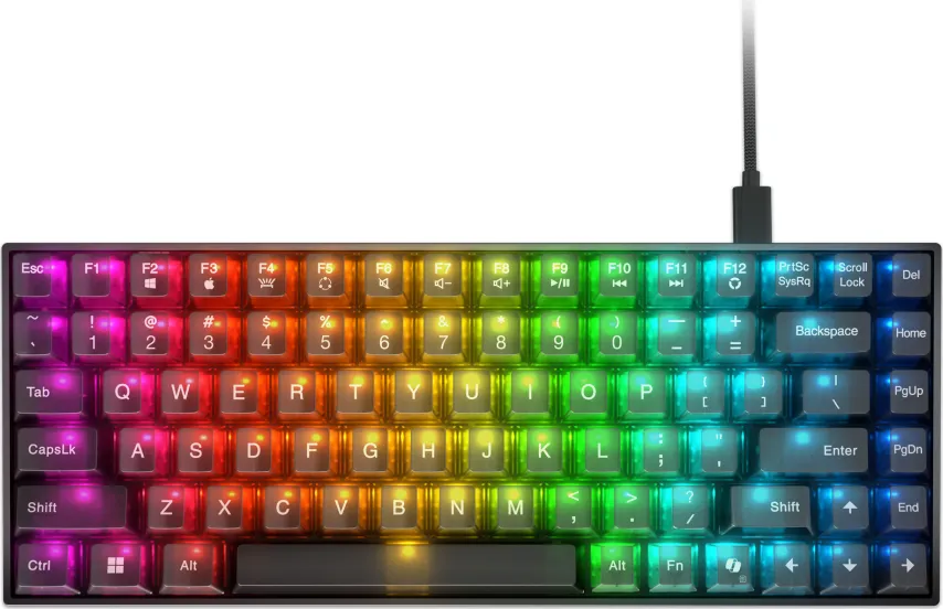 Tastatura Mecanica Gaming Lenovo Legion K510 Mini Pro, RGB, USB, Negru, US English