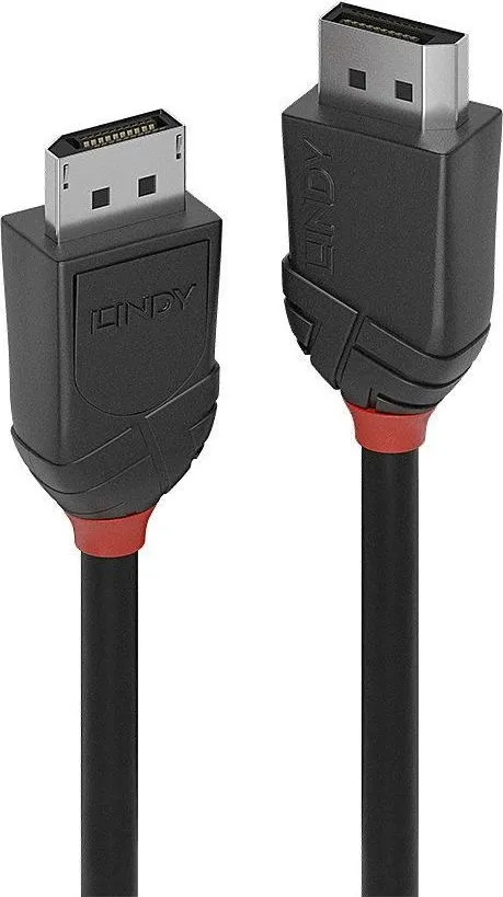 Cablu Lindy DisplayPort 1.2, DisplayPort, 2m, Negru