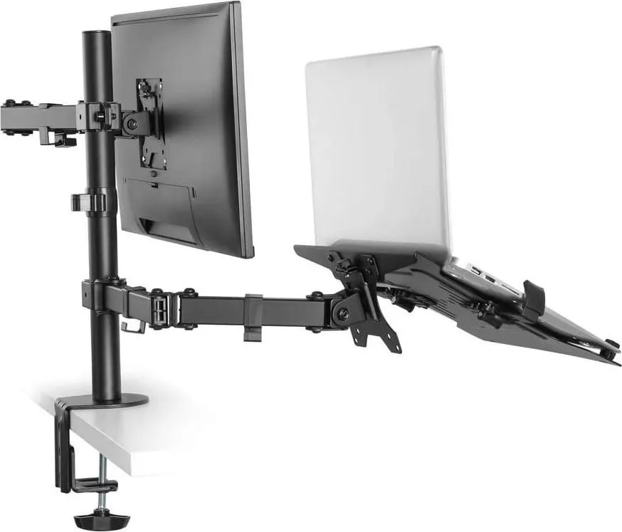 Suport Monitor de Birou, Neomounts by Newstar FPMA-D550NOTEBOOK, 10" - 32", VESA 100x100, suporta pana la 8kg