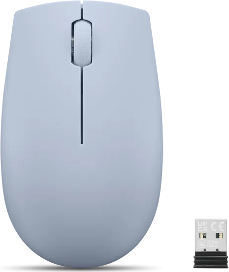 Mouse Wireless Lenovo 300, 1000 dpi, Albastru