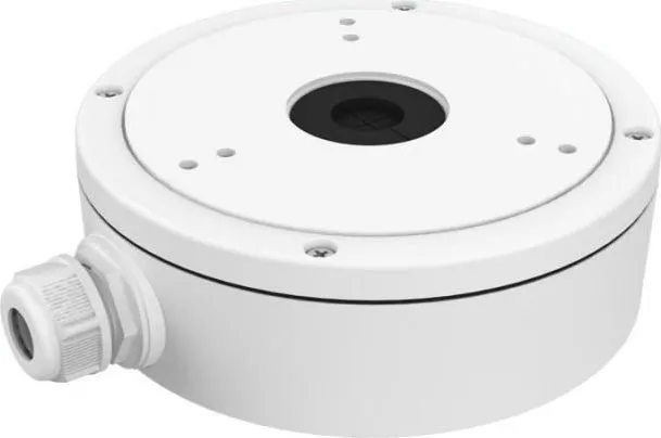 Hikvision Junction box DS-1280ZJ-S ideala pentru montarea camerelor dome/bullet si protejarea cablurilor de